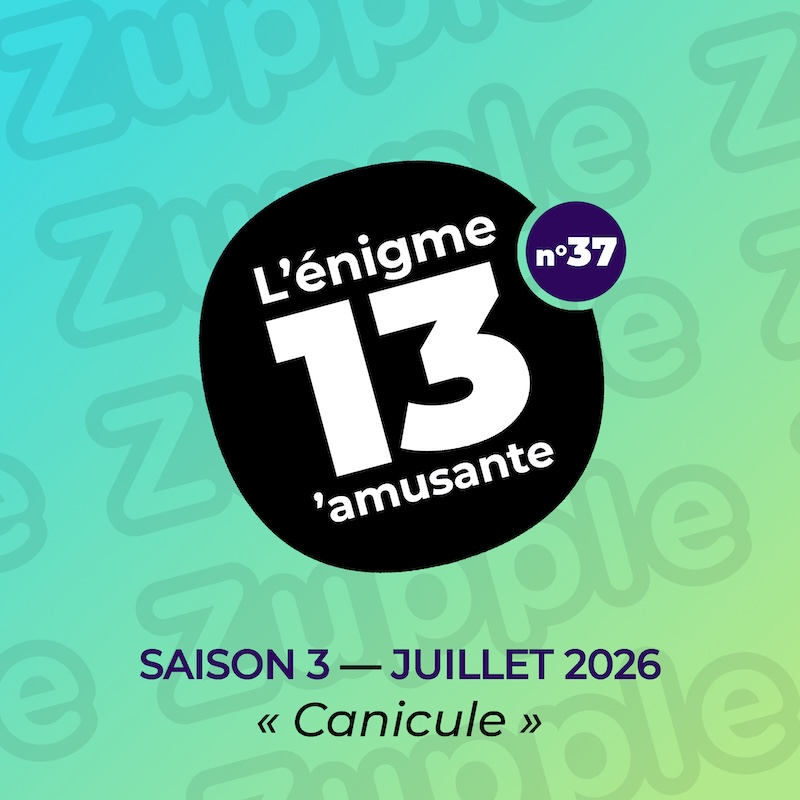 Thème de l’énigme de juillet 2026 : « Canicule »