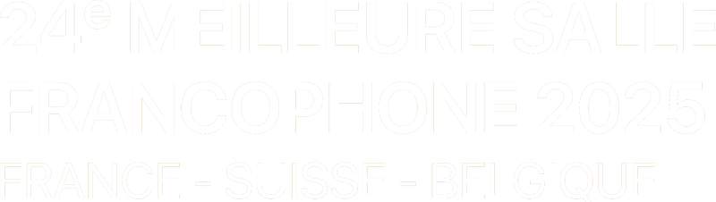 24e meilleure salle francophone 2025, France, Suisse et Belgique