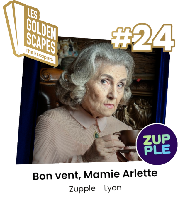 Mamie Arlette récompensée lors de la cérémonie des Goldenscapes 2025