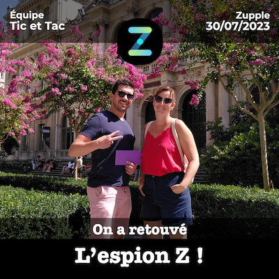 L’équipe Tic et Tac ont été les premiers à finir ce jeu de piste en juillet