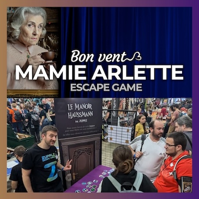 Du côté des actualités de Zupple Escape Game Lyon, nous étions à OctoGônes mi-octobre et surtout nous avons ouvert les réservations pour notre Escape Game « Bon vent, Mamie Arlette ».