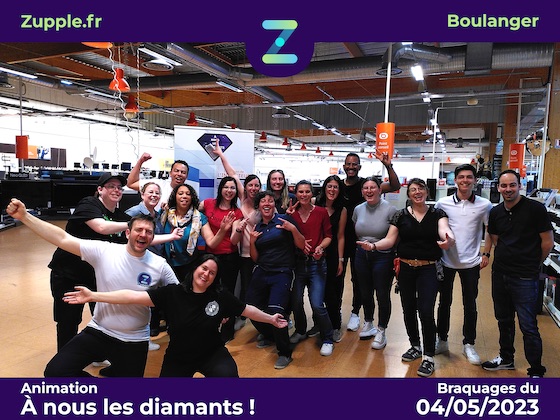 Photo du Team Building Boulanger avec des mini escape game dans leurs locaux
