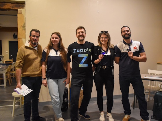 Photo du Team Building de la Ligue AuRA de Rugby avec des mini escape game dans un gîte